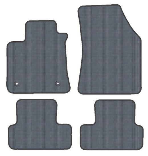 JGO.ALFOMBRAS GOMA MOD. RENAULT MEGANE IV 5P 2016-