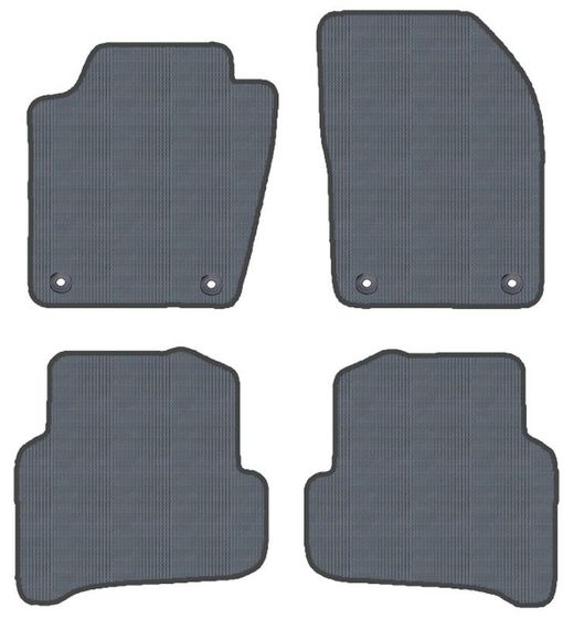 JGO.ALFOMBRAS GOMA MOD. SKODA FABIA III (NJ) 5P 2015-