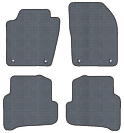 JGO.ALFOMBRAS GOMA MOD. SKODA FABIA III (NJ) 5P 2015-