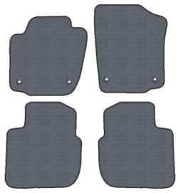JGO.ALFOMBRAS GOMA MOD. SKODA OCTAVIA RAPID 12-