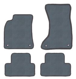 CONJUNTO DE TAPETES "OFF ROAD" MOD. AUDI A-5 com botão de fixação específico - 2 pilotos e 2