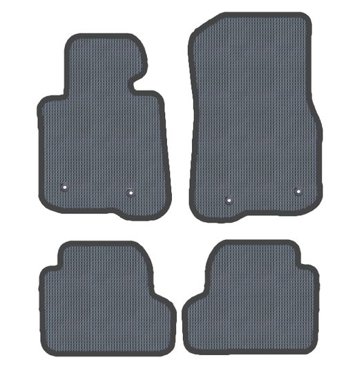 JGO.ALFOMBRAS "OFF ROAD" MOD. BMW SERIE 4 F32 con fijación velcro especial - 2