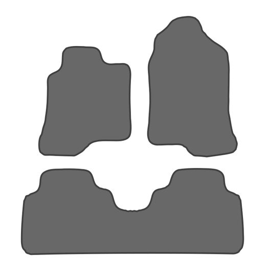 JGO.ALFOMBRAS "OFF ROAD" MOD. CHEVROLET CAPTIVA 5 PLAZAS (05-)