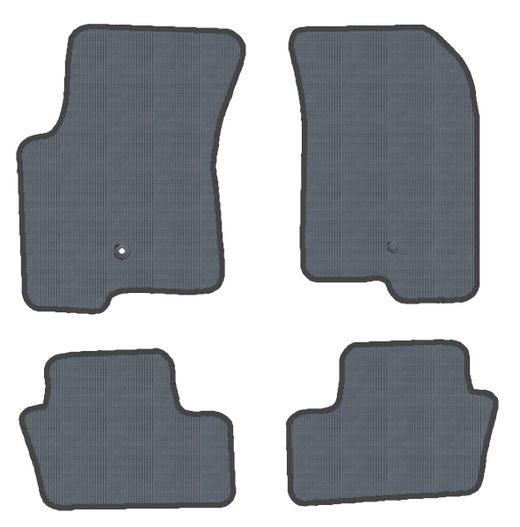 JGO.ALFOMBRAS "OFF ROAD" MOD. DODGE CALIBER (07-) con fijación ollao para