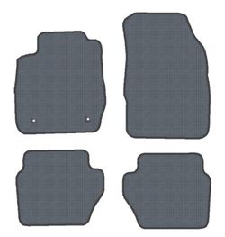 JGO.ALFOMBRAS "OFF ROAD" MOD.  FORD FIESTA (10/08-) con fijación específica botón