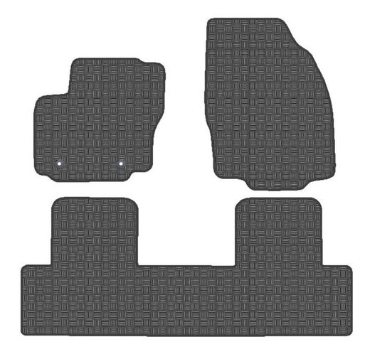 CONJUNTO DE TAPETES "OFF ROAD" MOD. FORD GALAXY ( 06- ) com suporte giratório oval - 2 luzes