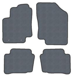 CONJUNTO DE TAPETES "OFF ROAD" MOD. HYUNDAI I-20 (09-) com olhal de fixação para gancho -