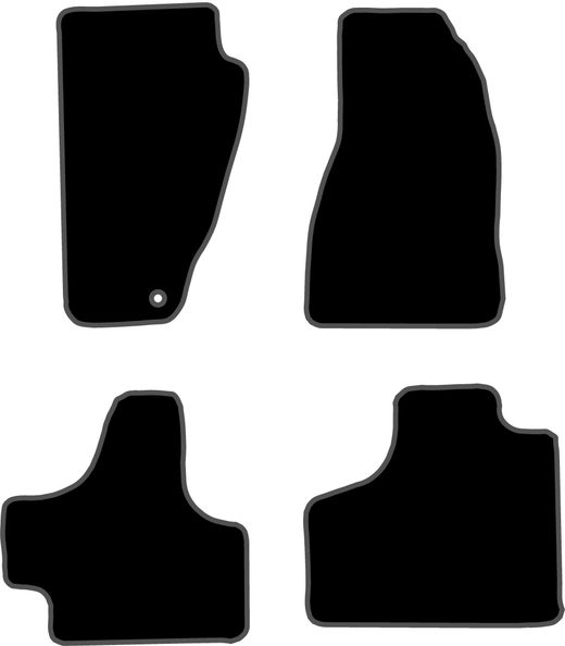 JGO.ALFOMBRAS "OFF ROAD" MOD.  JEEP CHEROKEE (07-) con fijación ollao para