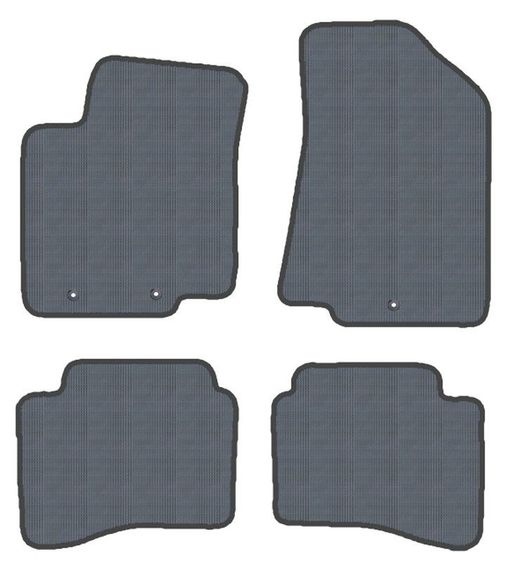 JGO.ALFOMBRAS "OFF ROAD" MOD.  KIA RIO ( 11-) con fijación ollao para gancho - 2