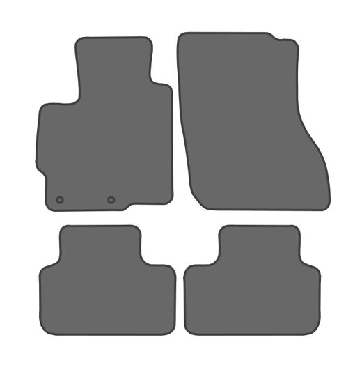 JGO.ALFOMBRAS "OFF ROAD" MOD. MITSUBISHI ASX (10-) con fijación ollao para