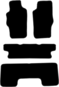 CONJUNTO DE TAPETES "OFF ROAD" MOD. NISSAN PATROL GR CURTO - LONGO (3/98-)