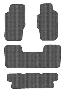 CONJUNTO DE TAPETES "OFF ROAD" MOD. NISSAN PATROL GR CURTO - LONGO (3/98-)