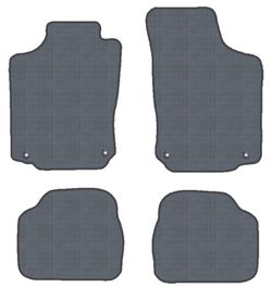 CONJUNTO DE TAPETES "OFF ROAD" MOD. OPEL COMBO (03-) com botão de fixação específico -