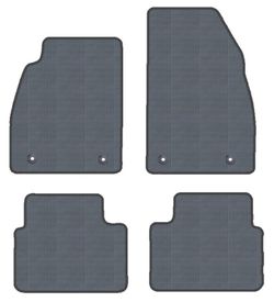 CONJUNTO DE TAPETES "OFF ROAD" MOD. OPEL INSIGNIA (09-) com montagem de botão específico -