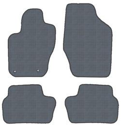 JGO.ALFOMBRAS "OFF ROAD" MOD.  PEUGEOT 307 con fijación específica botón - 2 piloto