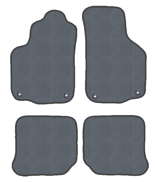 JGO.ALFOMBRAS "OFF ROAD" MOD. SEAT LEON (99-05) con fijación específica botón -