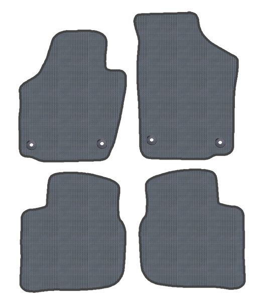 JGO.ALFOMBRAS "OFF ROAD" MOD. SEAT TOLEDO ( 12- ) con fijación específica botón