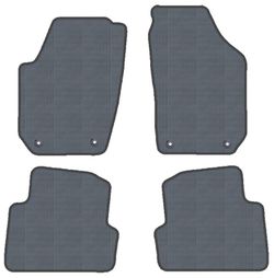 JGO.ALFOMBRAS "OFF ROAD" MOD.  SKODA FABIA (07-) con fijación universal rosca - 2