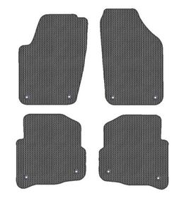 JGO.ALFOMBRAS "OFF ROAD" MOD.  VOLKSWAGEN POLO (11/01-09) con fijación