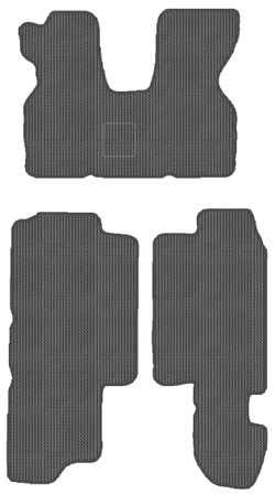 CONJUNTO DE TAPETES "OFF ROAD" MOD. VOLKSWAGEN T4 CARAVELLE SEM BALA (90-03)