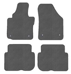 JGO.ALFOMBRAS "OFF ROAD" MOD. VOLKSWAGEN TOURAN con fijación específica botón - 2 piloto y 2 co
