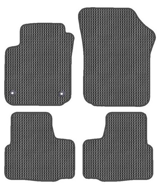 CONJUNTO DE TAPETES "OFF ROAD" MOD. VOLKSWAGEN UP com botão de fixação específico - 2
