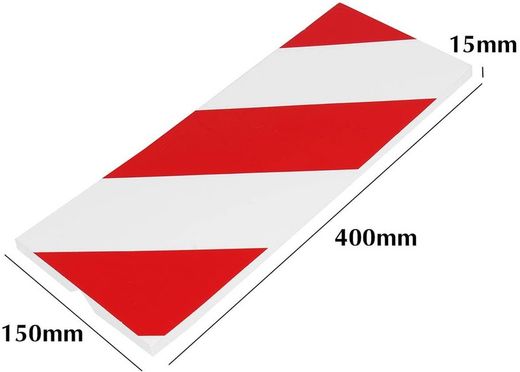JUEGO PROTECTORES PARKING CORNER MED. 400 x 150 x 15 mm