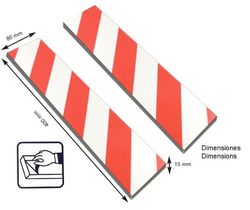 JUEGO PROTECTORES PARKING RECTOS MED. 400 x 80 x 15 mm