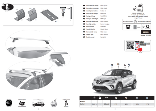 KIT ANCLAJE SERIE LIMITED TECK TOP 901
