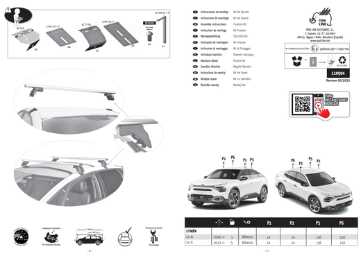 KIT ANCLAJE SERIE LIMITED TECK TOP 904