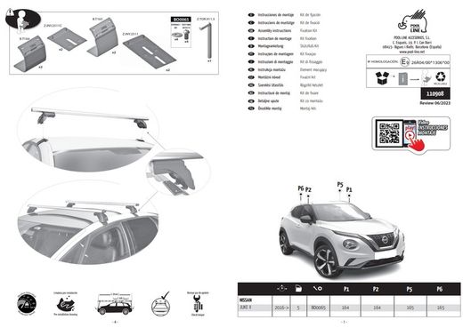 KIT ANCLAJE SERIE LIMITED TECK TOP 908