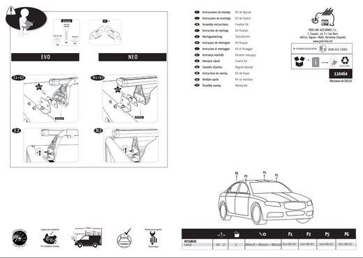 KIT ANCLAJE TECK FIX 464