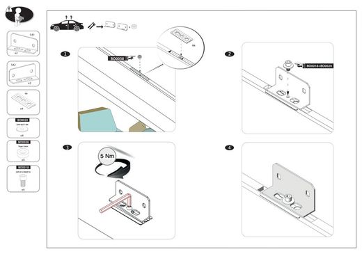 KIT ANCLAJE TECK FIX 464