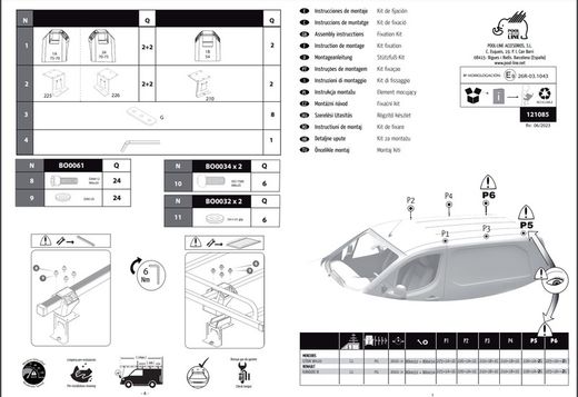 KIT CARGO-TECK 085