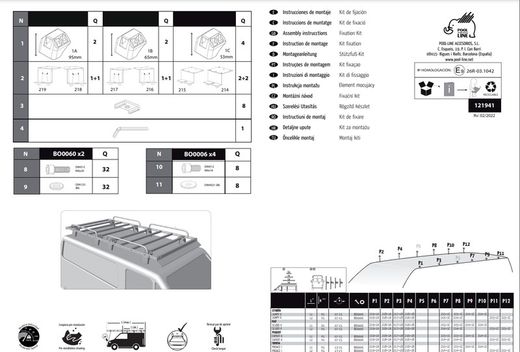 KIT CARGO-TECK RACK 941
