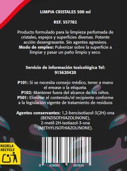 LIMPIA CRISTALES 500ML SPRAY