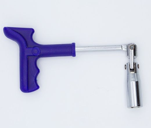 LLAVE DE BUJIAS ARTICULADA 21 MM