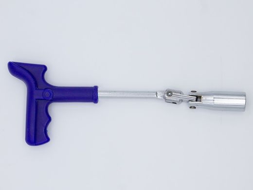 LLAVE DE BUJIAS ARTICULADA 21 MM