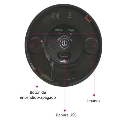 LUZ EMERGENCIA V16 " FLASHPRO" USB