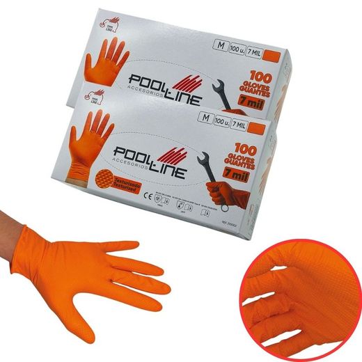 PACK 2 CAJA 100 UNIDADES GUANTES DE NITRILO TALLA "M" 700 micras
