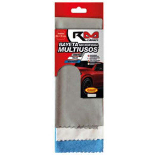 *PACK 3 BAYETAS AUTO RM CLEAN : LIMPIACRISTALES + ANTIPOLVO + MULTIUSOS ( 12 )