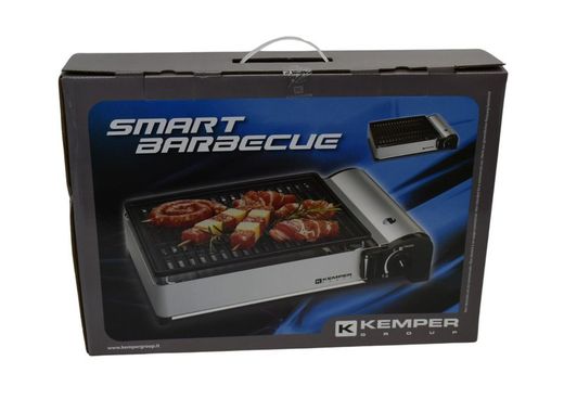Pack de Barbacoa portátil de cartuchos de gas + 4 cartuchos de gas Kemper