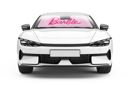 PARASOL ALUMINIZADO DOBLE BURBUJA BARBIE UNIVERSAL SIZE PINK (12)