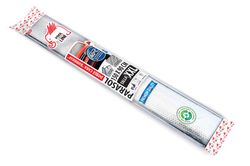 PARASOL ALUMINIZADO HELIOS DOBLE BURBUJA MED. 150 X 90 cm. CON VENTOSAS