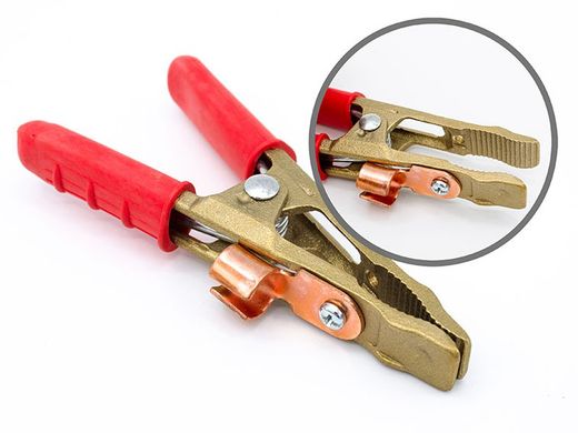 ***PINZA ARRANQUE MACIZA 500AMP ROJA