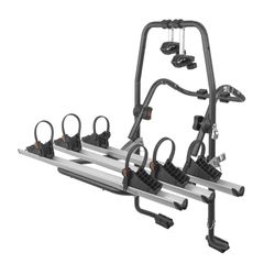 PORTABICICLETAS TRASERO "STAND UP" CAP. 3 BICICLETAS. SISTEMA RAILES.  ALUMINIO