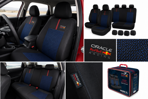 RED BULL RACING JUEGO FUNDAS INTERIORES SEMIMEDIDA BLACK / BLUE