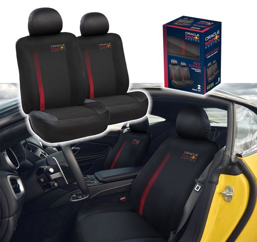 RED BULL RACING JUEGO FUNDAS INTERIORES SEMIMEDIDA BLACK / RED