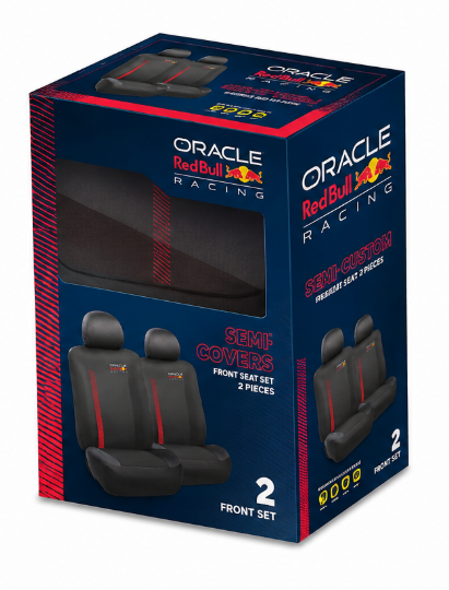 RED BULL RACING JUEGO FUNDAS INTERIORES SEMIMEDIDA BLACK / RED