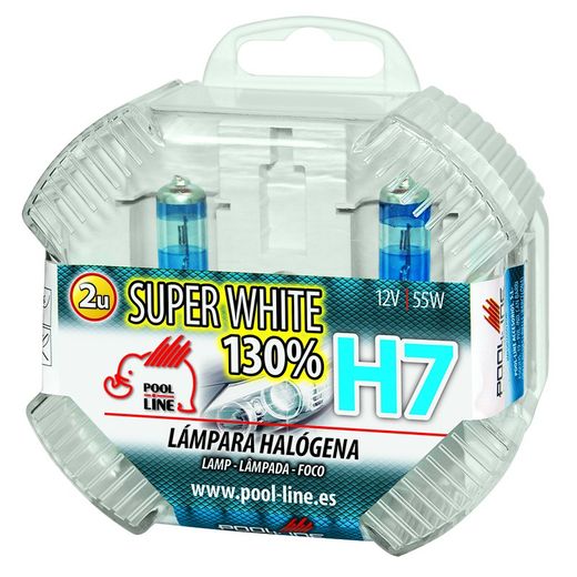 Ref.ant-461.H7SWBOX - SET 2 LAMPARAS H7 12V55W PX26d  SUPER WHITE
